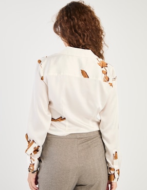 Blusa Liz&Co By Liz Claiborne manga larga para mujer