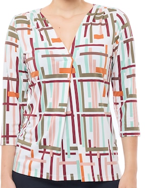 Blusa manga 3/4 para mujer
