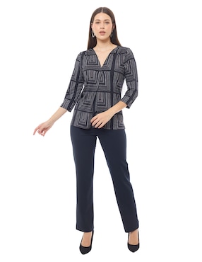 Blusa manga 3/4 para mujer