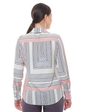 Blusa manga larga para mujer