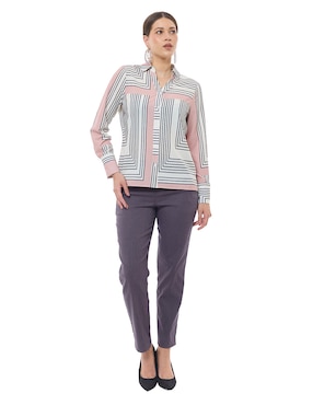 Blusa manga larga para mujer