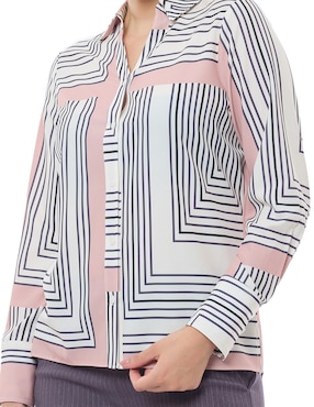 Blusa manga larga para mujer