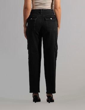 Jeans cargo straight Oh Pomp para mujer