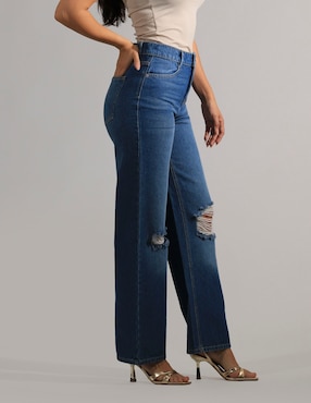Jeans wide leg Oh Pomp para mujer