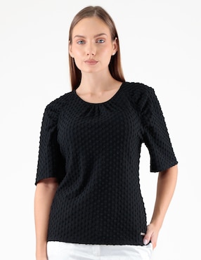 Blusa manga corta para mujer