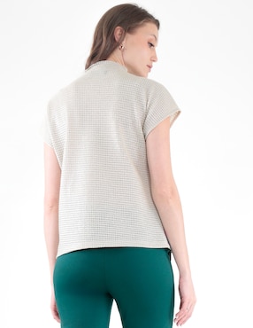 Blusa manga corta para mujer