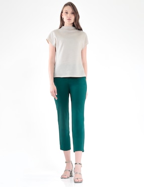 Blusa manga corta para mujer