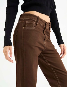 Jeans straight Oh Pomp para mujer