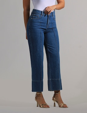 Jeans straight Oh Pomp para mujer
