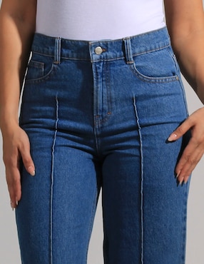 Jeans straight Oh Pomp para mujer