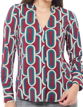 Blusa manga larga para mujer