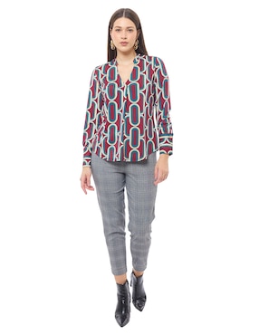 Blusa manga larga para mujer