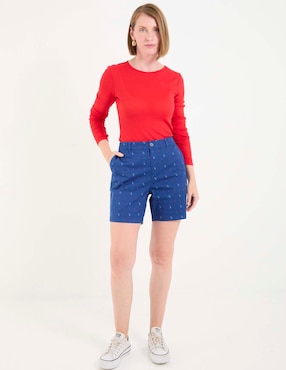 Blusa manga larga para mujer