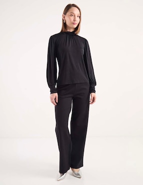 Blusa Liz&Co By Liz Claiborne manga larga para mujer
