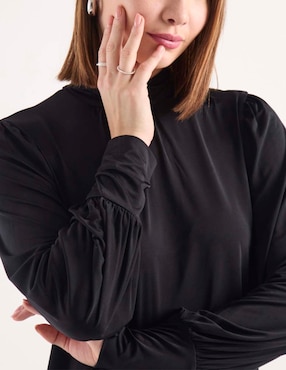 Blusa Liz&Co By Liz Claiborne manga larga para mujer
