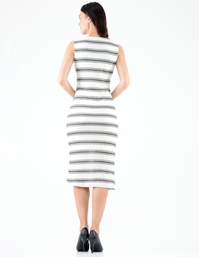 Vestido midi casual Pierre Cardin Zafiro para mujer