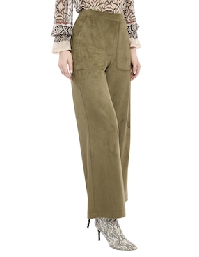 Pantalón coulotte straight para mujer