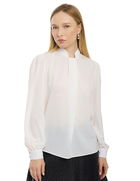 Blusa manga larga para mujer