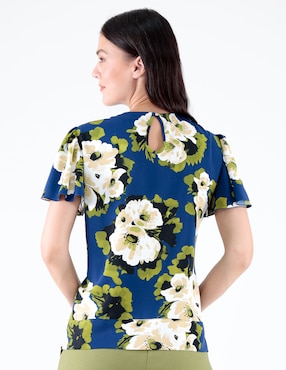 Blusa Pierre Cardin manga corta para mujer