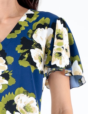 Blusa Pierre Cardin manga corta para mujer