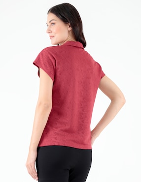 Blusa Pierre Cardin manga corta para mujer