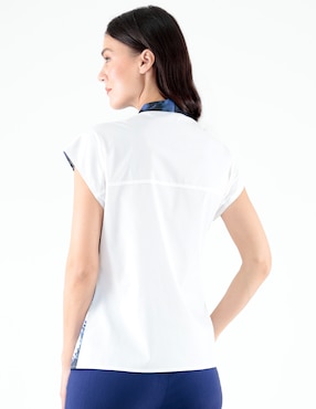 Blusa Pierre Cardin manga corta para mujer
