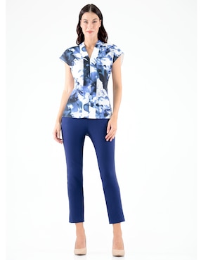 Blusa Pierre Cardin manga corta para mujer