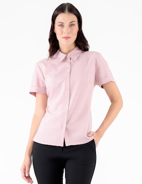 Blusa Pierre Cardin manga corta para mujer