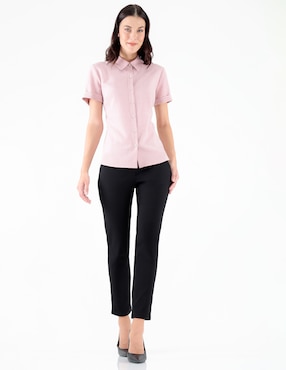 Blusa Pierre Cardin manga corta para mujer
