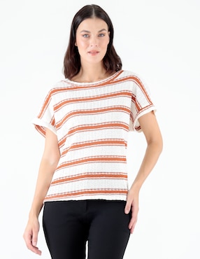 Blusa Pierre Cardin manga corta para mujer