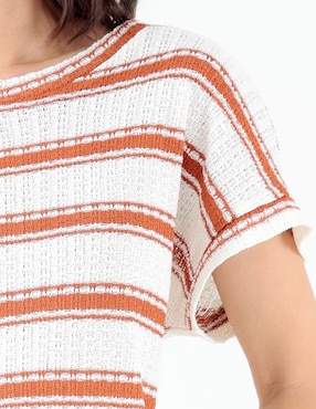 Blusa Pierre Cardin manga corta para mujer