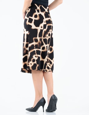 Falda midi Pierre Cardin a la cintura