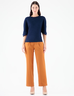 Blusa Pierre Cardin manga al codo para mujer