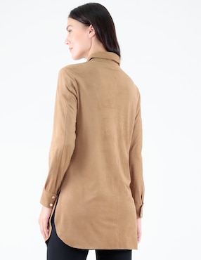Blusa Pierre Cardin manga larga para mujer