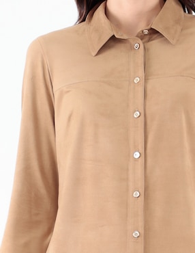 Blusa Pierre Cardin manga larga para mujer