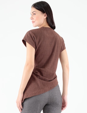 Blusa Pierre Cardin manga corta para mujer