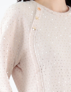 Blusa Pierre Cardin manga larga para mujer