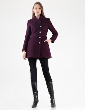 Abrigo Pierre Cardin regular para mujer
