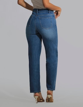 Jeans straight Oh Pomp para mujer