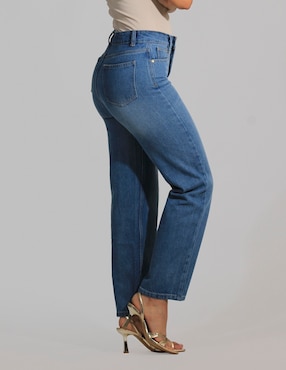 Jeans straight Oh Pomp para mujer