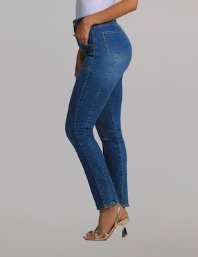 Jeans slim Oh Pomp para mujer