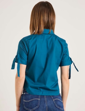 Blusa Lee manga corta para mujer
