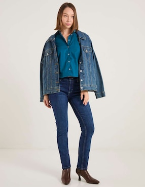 Blusa Lee manga corta para mujer
