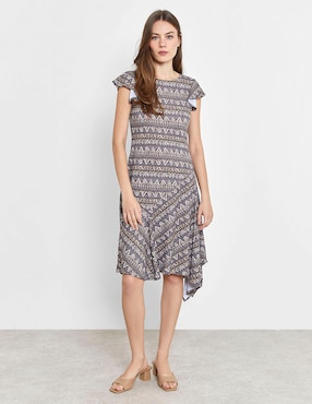 Vestido a la rodilla casual Valeria by Trucco para mujer