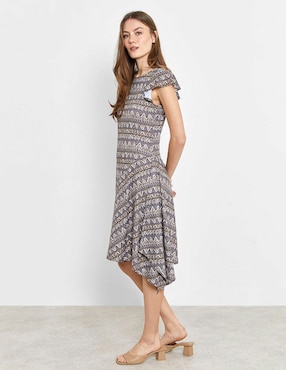 Vestido a la rodilla casual Valeria by Trucco para mujer
