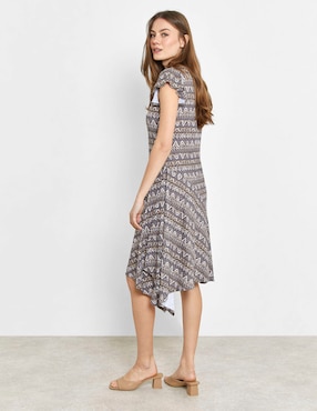 Vestido a la rodilla casual Valeria by Trucco para mujer