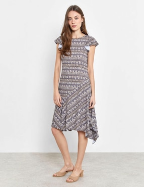 Vestido a la rodilla casual Valeria by Trucco para mujer