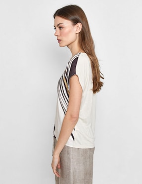 Blusa Valeria By Trucco manga corta para mujer