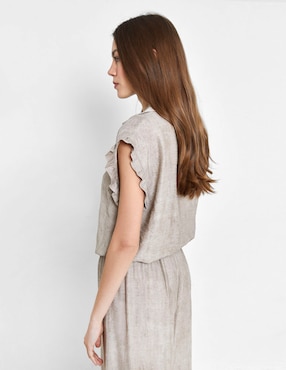 Blusa Valeria By Trucco manga corta para mujer