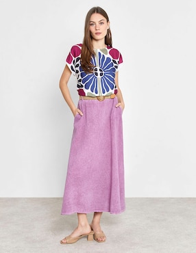 Blusa Valeria By Trucco manga corta para mujer